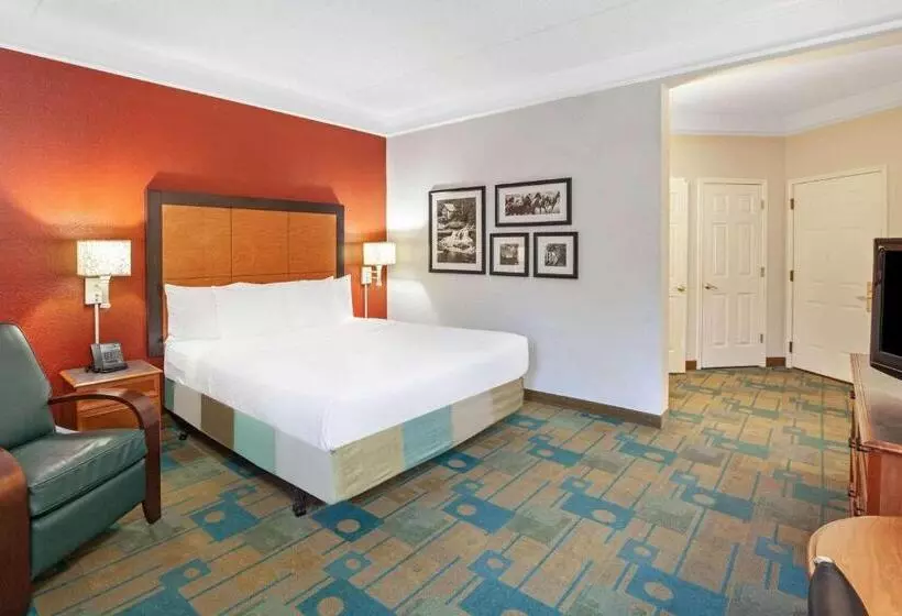 身障者適用キングサイズベッドルーム, La Quinta By Wyndham Houston Galleria Area