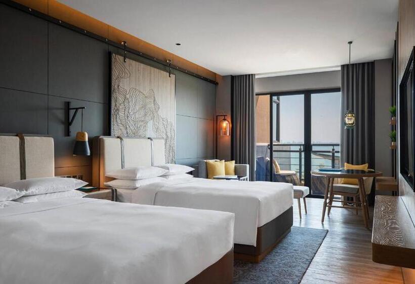 غرفة ديلوكس مطلّة علي الحديقة, Renaissance Xiamen