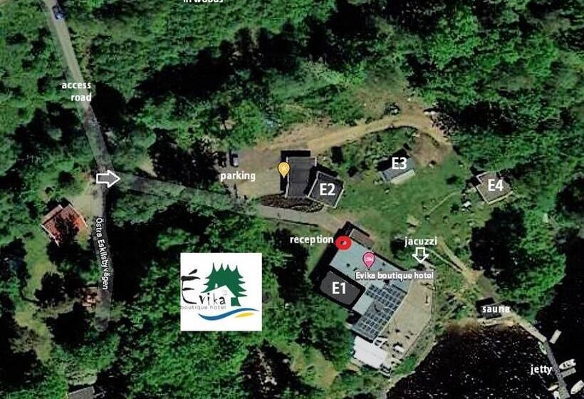 キングサイズベッドのデラックスルーム, Evika Boutique