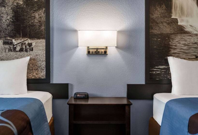 2ダブルベッドのスタンダードルーム, Super 8 By Wyndham Columbus Edinburgh