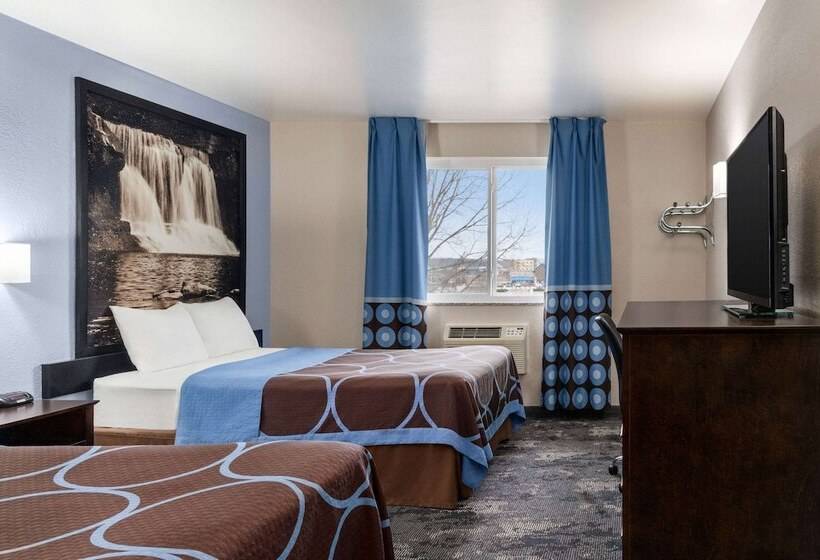 2ダブルベッドのスタンダードルーム, Super 8 By Wyndham Columbus Edinburgh