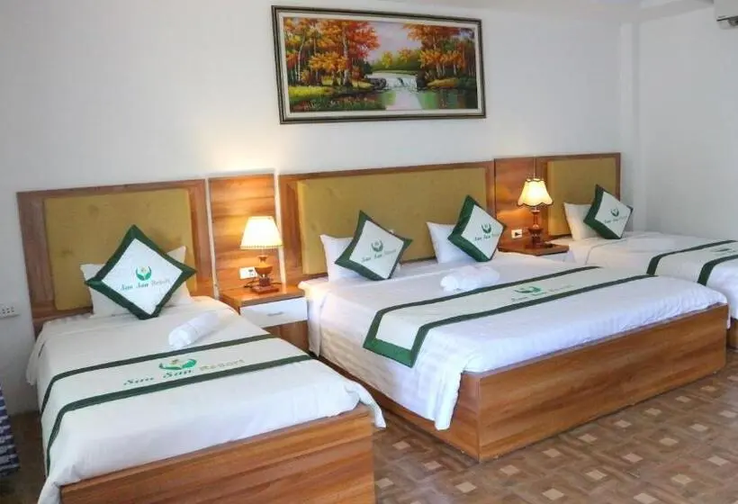 デラックスの４人部屋, Sansan Resort