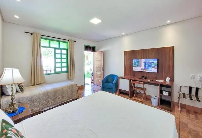 Deluxe Kolmen Hengen Huone, Pousada Ouro Preto De Bonito