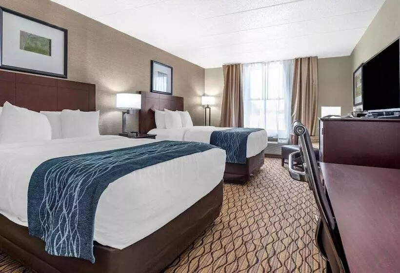 ２ダブルベッドのスタンダードルーム, Comfort Inn & Suites Glen Mills   West Chester
