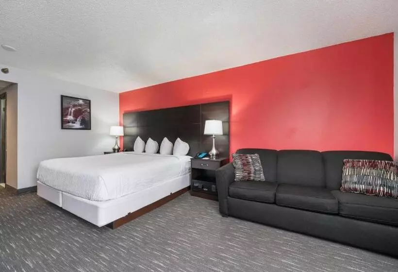 اتاق استاندارد با تخت بزرگ, Ramada By Wyndham Sioux Falls Airport   Waterpark Resort & Event Center