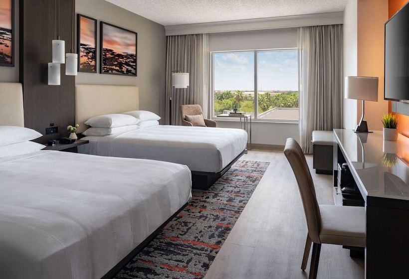 غرفه قياسيه سريرين مزدوجين, Fort Lauderdale Marriott Coral Springs Hotel & Convention Center
