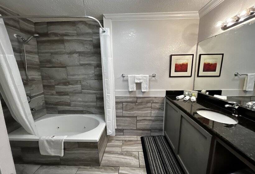 جناح ديلوكس سرير كينج, At Home Inn   Pensacola