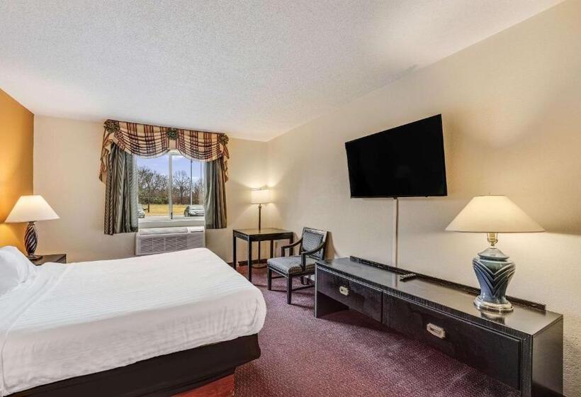 스탠다드 룸 킹사이즈 침대, Econo Lodge Whitehall Near Michigan S Adventure