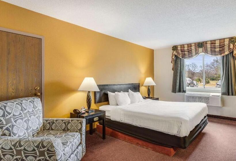 장애인을 위한 킹사이즈 침대 스탠다드 룸, Econo Lodge Whitehall Near Michigan S Adventure