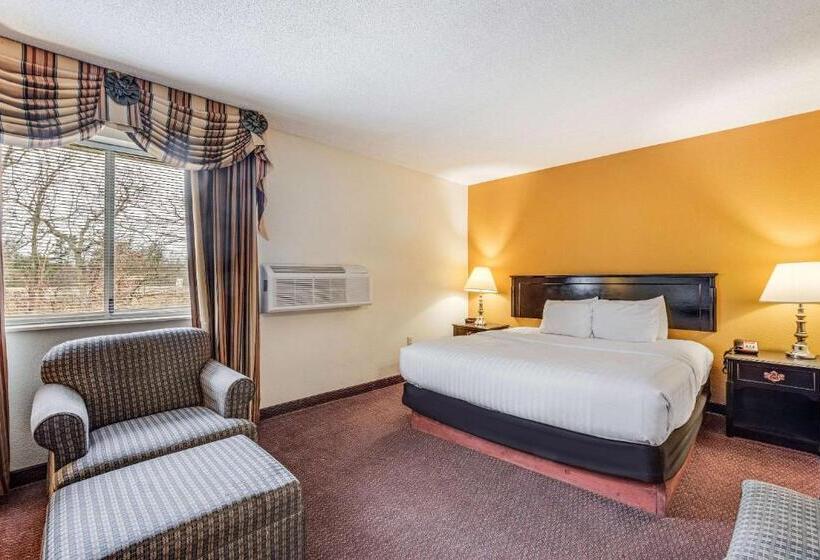 스위트 킹사이즈 침대, Econo Lodge Whitehall Near Michigan S Adventure
