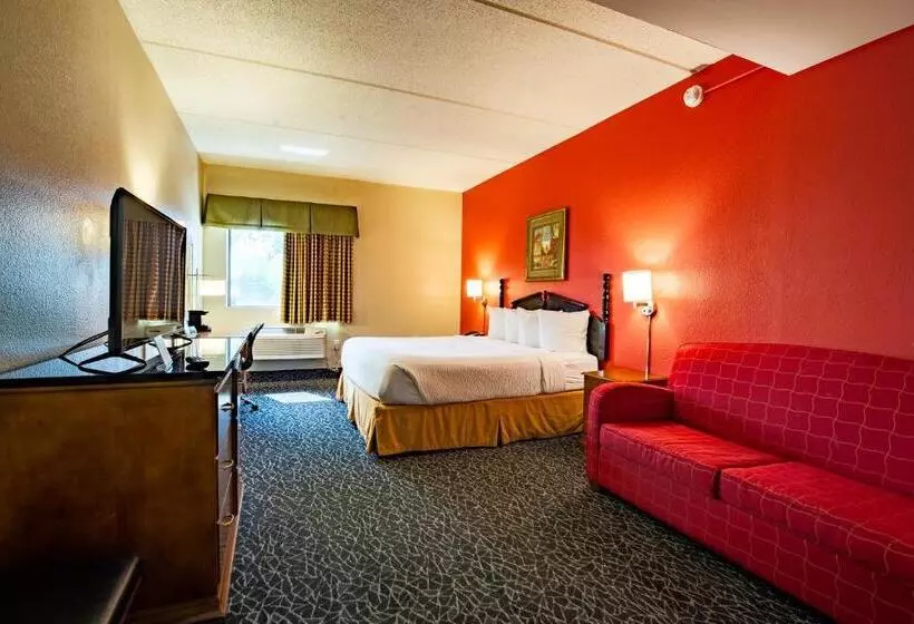 キングサイズベッドのデラックスルーム, Ramada By Wyndham Bolingbrook