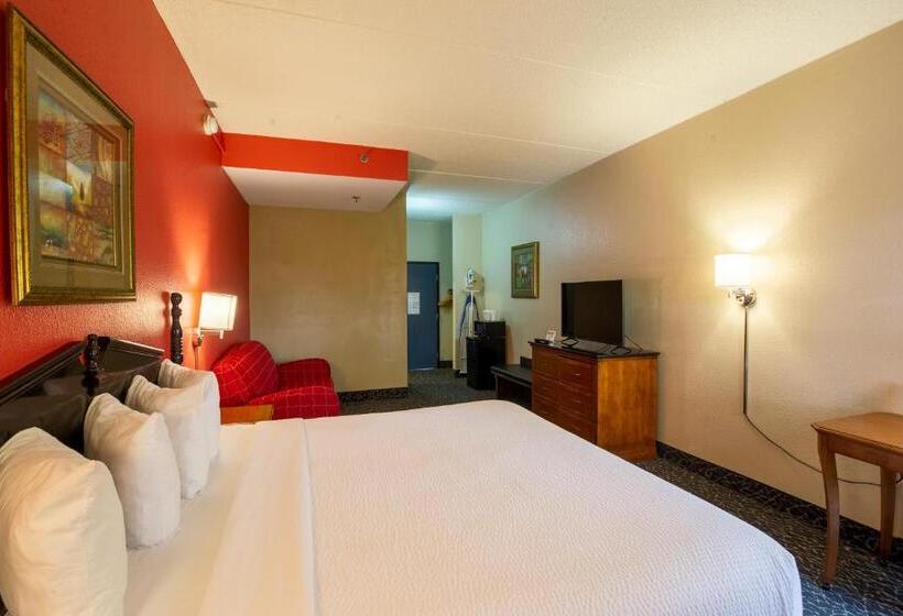キングサイズベッドのデラックスルーム, Ramada By Wyndham Bolingbrook