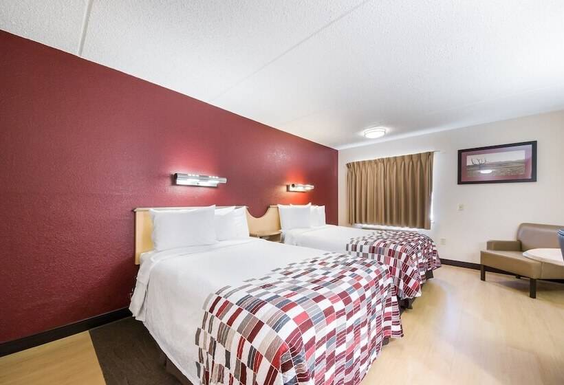 Номер Стандарт 2 Двуспальные Кровати, Red Roof Inn Laredo