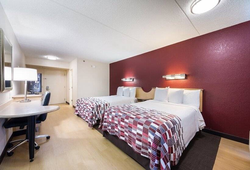 اتاق استاندارد با 2 تخت دوبل, Red Roof Inn Laredo