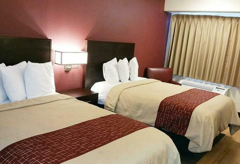 غرفه قياسيه سريرين مزدوجين, Red Roof Plus Chicago   Hoffman Estates