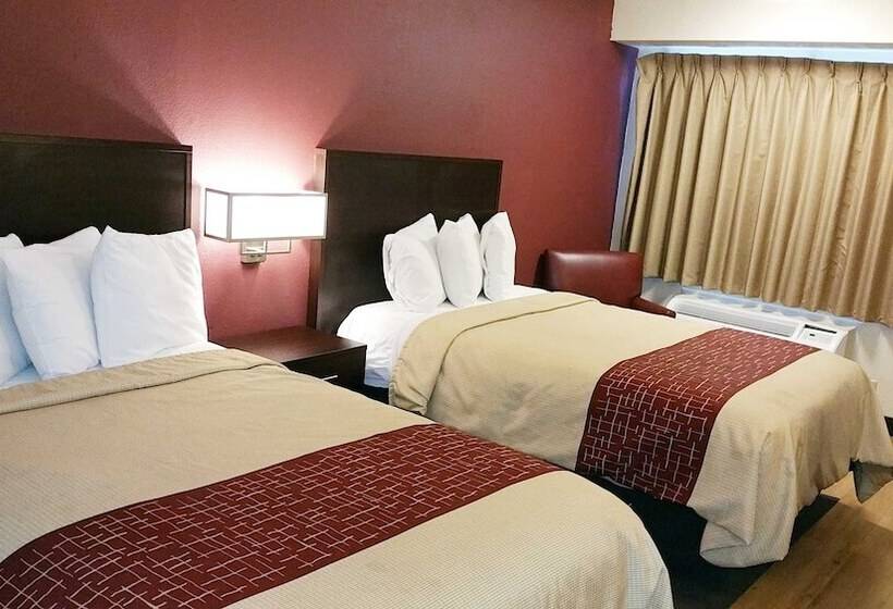 Номер Стандарт 2 Двуспальные Кровати, Red Roof Plus Chicago   Hoffman Estates