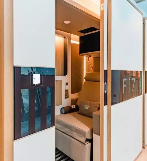 Capsule, Sleep  N Fly Sleep Lounge, A Gates Terminal 3   Transit Only