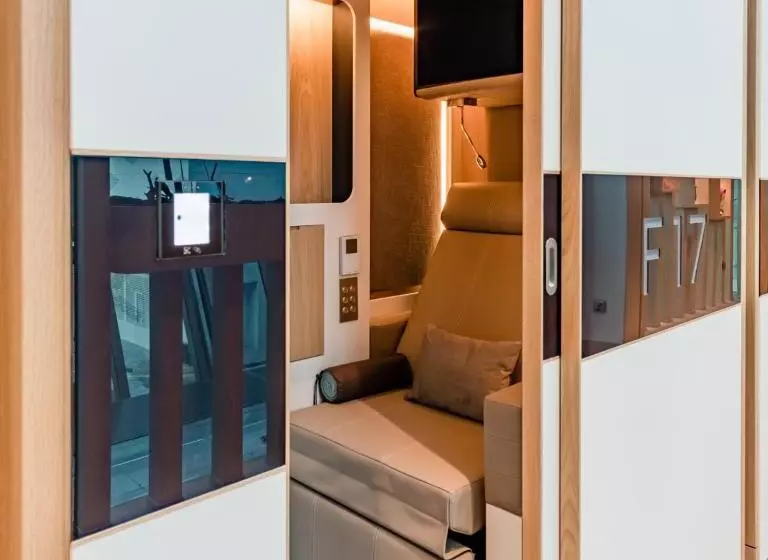 Capsule, Sleep  N Fly Sleep Lounge, A Gates Terminal 3   Transit Only