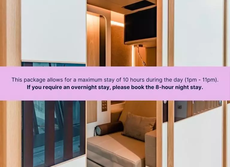 Capsule, Sleep  N Fly Sleep Lounge, A Gates Terminal 3   Transit Only