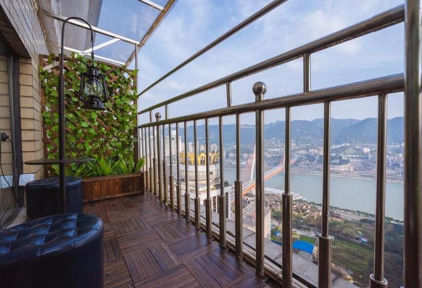 اتاق لوکس با بالکن, Yunqi River View Terrace