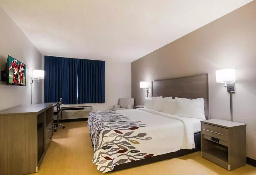 キングサイズベッドのデラックスルーム, Red Roof Inn Lawrenceburg