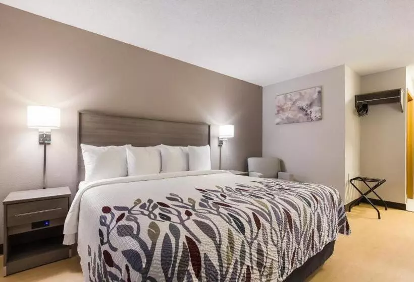 キングサイズベッドのデラックスルーム, Red Roof Inn Lawrenceburg