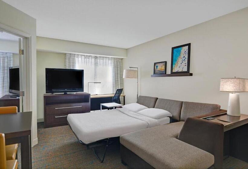 带大床的套房, Residence Inn By Marriott Jacksonville Butler Boulevard