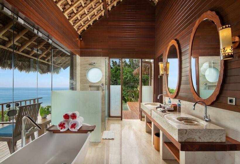 فيلا غرفة نوم واحدة مطلّة علي البحر, Lelewatu Resort Sumba