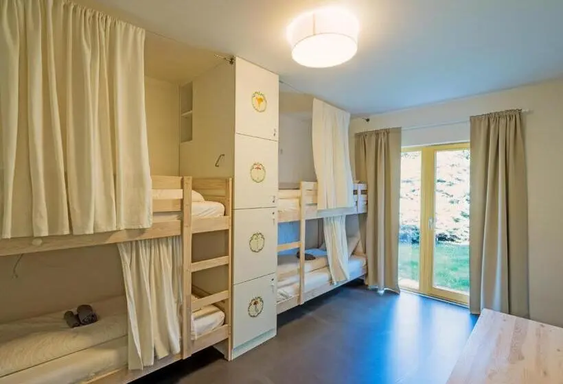 اتاق استاندارد چهارنفره با سرویس بهداشتی مشترک, Hostel Zahrada Mikulov