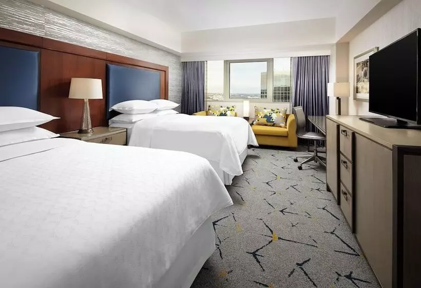 اتاق استاندارد با 2 تخت دوبل, Sheraton Gateway Los Angeles