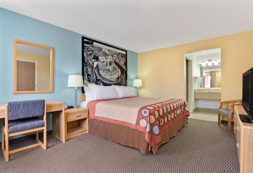 스탠다드 룸 킹사이즈 침대, Super 8 By Wyndham Tucson/grant Road Area Az