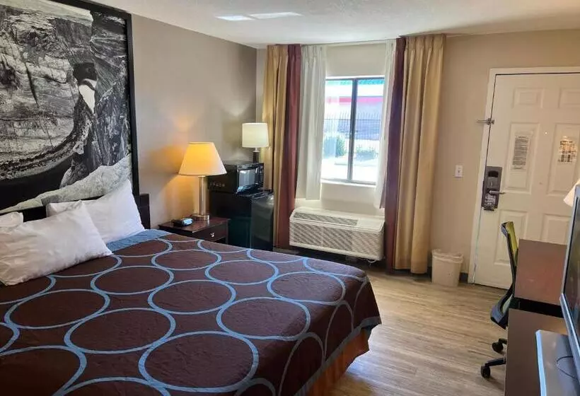 身障者適用キングサイズベッドルーム, Super 8 By Wyndham Tucson/grant Road Area Az