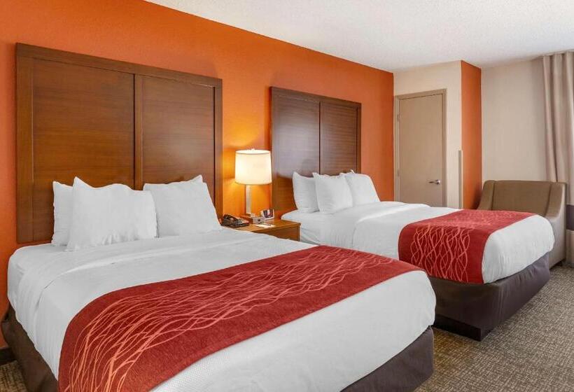 带2个双人床的标准工作室, Comfort Inn Greensboro  Kernersville