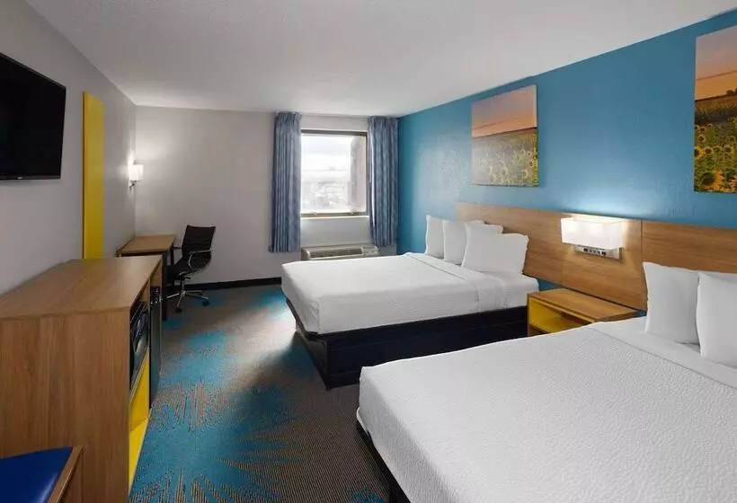 اتاق استاندارد با 2 تخت دوبل, Days Inn & Suites By Wyndham Northwest Indianapolis