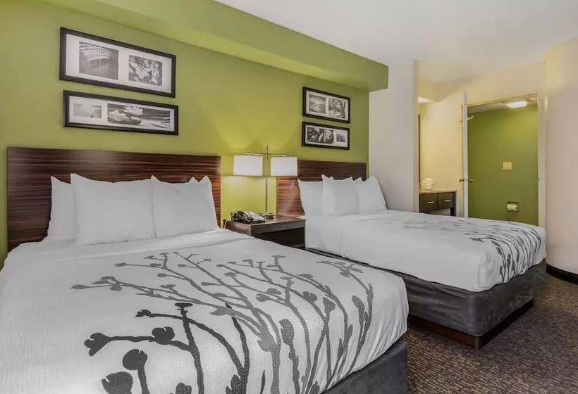 ２ダブルベッドのスタンダードルーム, Sleep Inn Naperville   Chicago