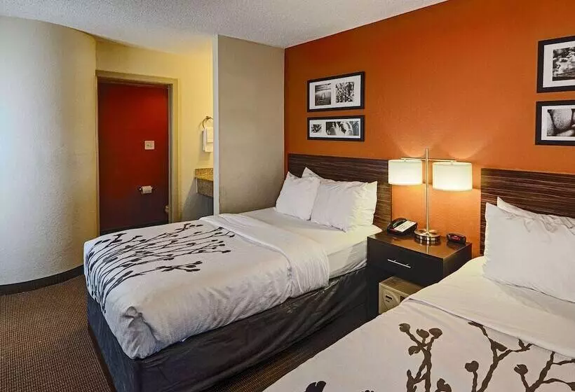 ２ダブルベッドのスタンダードルーム, Sleep Inn & Suites Spring Lake   Fayetteville Near Fort Liberty