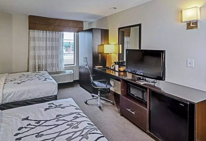 ２ダブルベッドのスタンダードルーム, Sleep Inn & Suites Spring Lake   Fayetteville Near Fort Liberty