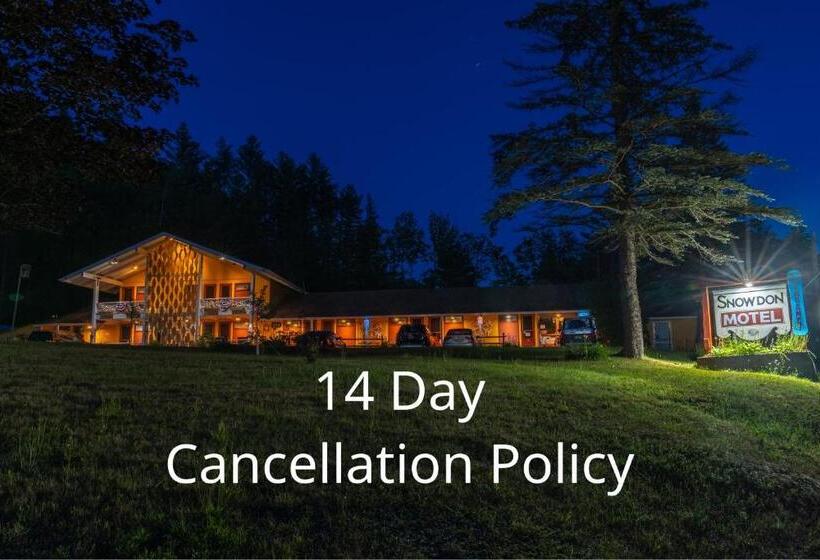 キングサイズベッドのスタンダードルーム, Snowdon Chalet Motel