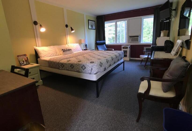 キングサイズベッドのスタンダードルーム, Snowdon Chalet Motel