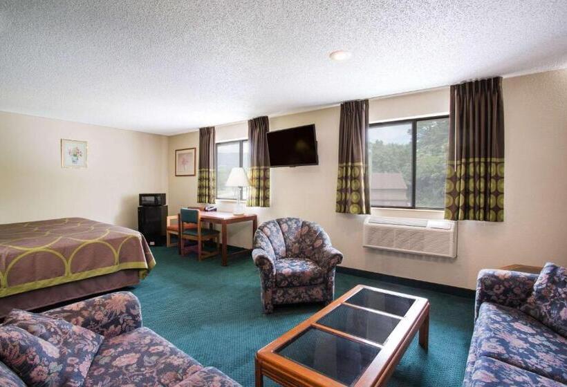 جناح ديلوكس سرير كينج, Super 8 By Wyndham Salem Va