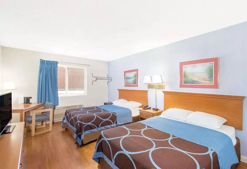 Standard-huone 2 Parivuodetta, Super 8 By Wyndham Webster/rochester