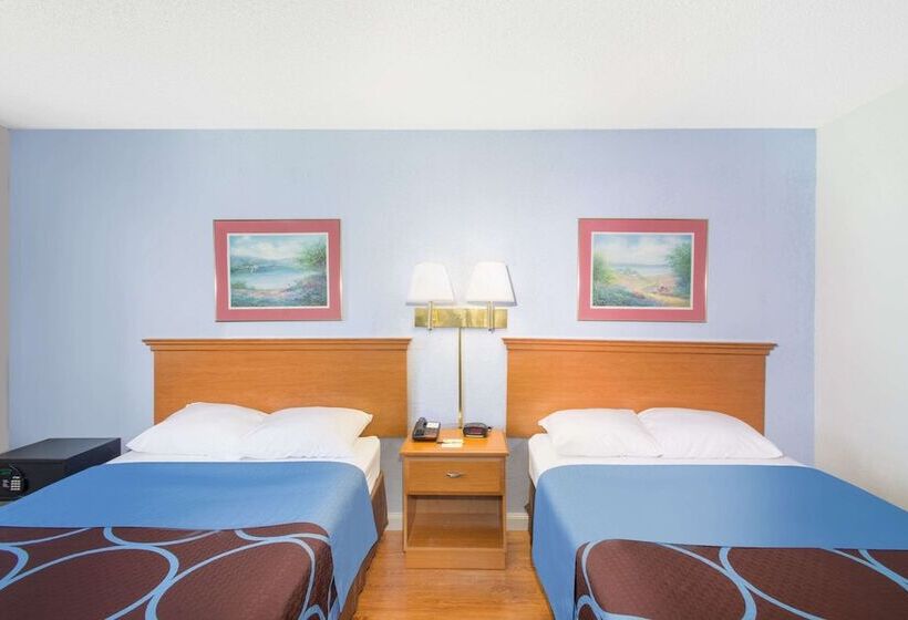חדר סטנדרט שתי מיטות זוגיות, Super 8 By Wyndham Webster/rochester