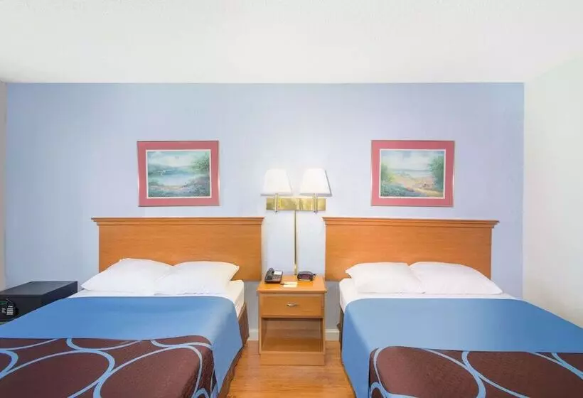 Standard-huone 2 Parivuodetta, Super 8 By Wyndham Webster/rochester