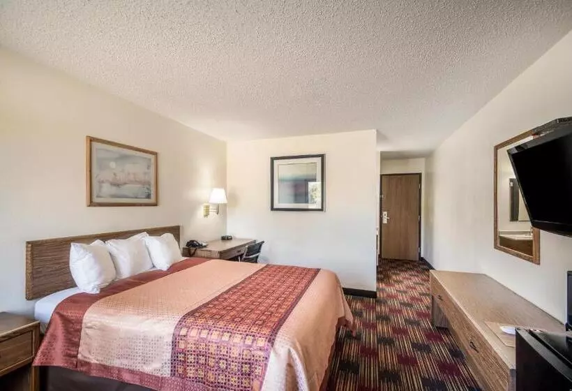 キングサイズベッドのスタンダードルーム, Americas Best Value Inn & Suites Harrisonville