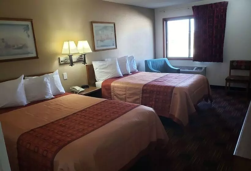 ２ダブルベッドのスタンダードルーム, Americas Best Value Inn & Suites Harrisonville