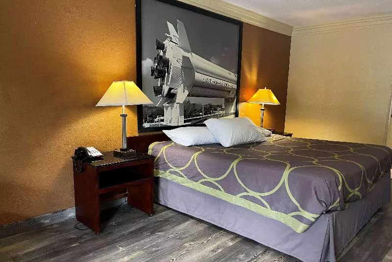 キングサイズベッドのスタンダードルーム, Super 8 By Wyndham Houston West Katy