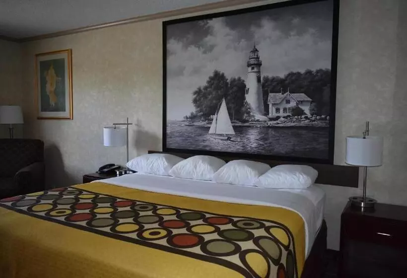 キングサイズベッドのスタンダードルーム, Super 8 By Wyndham Maumee Perrysburg Toledo Area