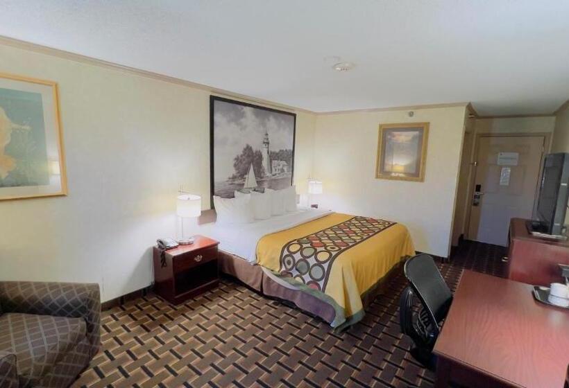 اتاق استاندارد با تخت بزرگ, Super 8 By Wyndham Maumee Perrysburg Toledo Area