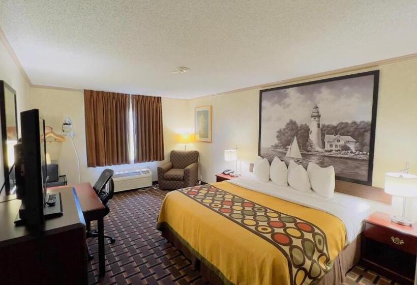 اتاق استاندارد با تخت بزرگ, Super 8 By Wyndham Maumee Perrysburg Toledo Area