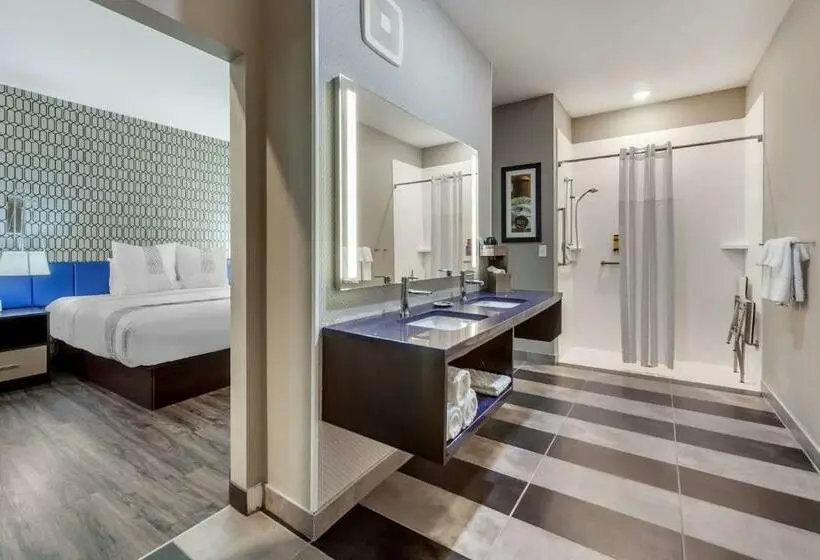 身障者適用キングサイズベッドルーム, Glō Best Western Dawley Farms In Sioux Falls